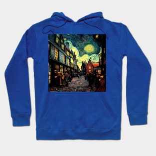 Starry Night in Diagon Alley Hoodie